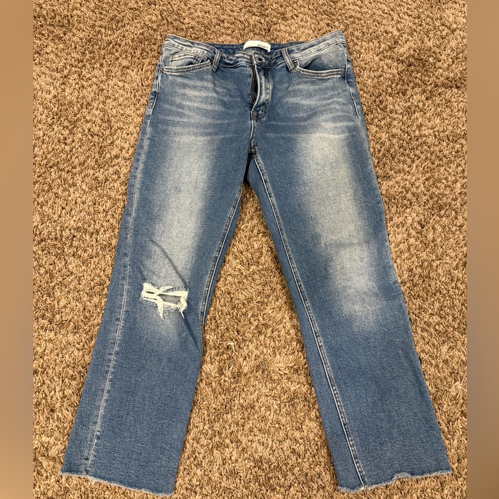 Vervet Blue Straight Leg Jeans